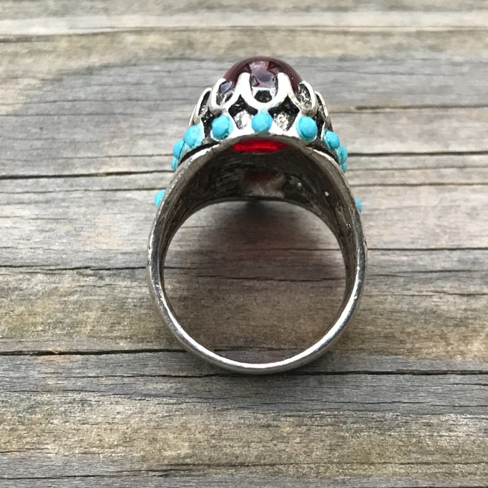 Valentines Day Gift For Him Men Ring Fashion Jewel - Picture 5 of 10